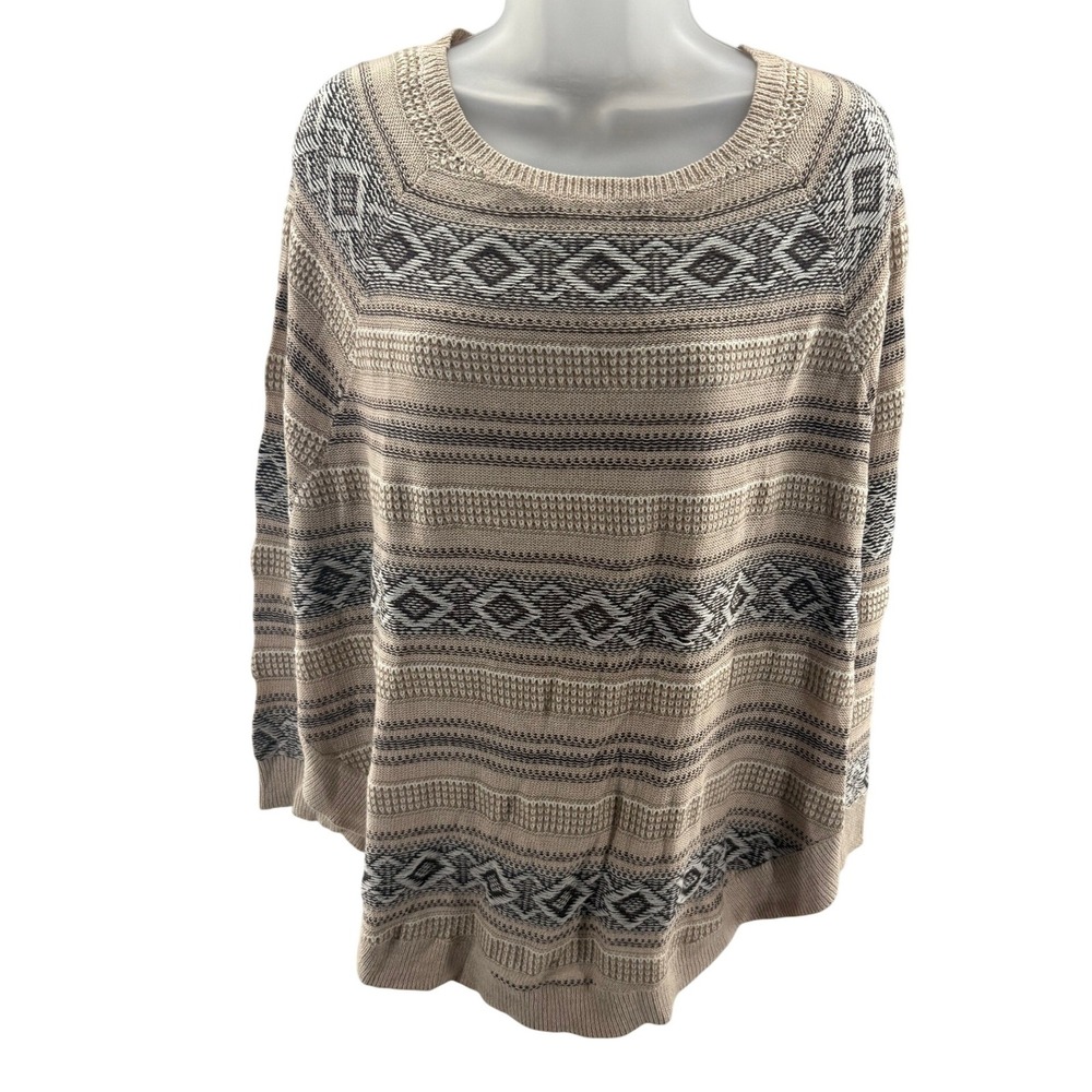 Lauren Jeans Co. Ralph Lauren‎ Southwestern Knit Sweater Sample Large
